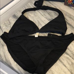 Black 2 pc bathing suit